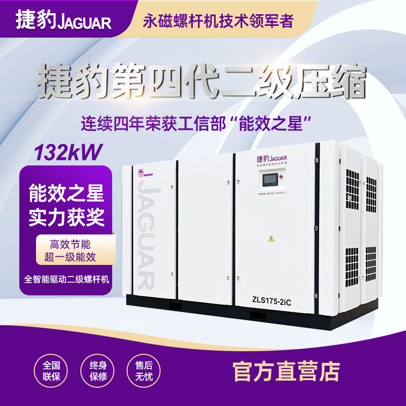 Máy Nén Khí Trục Vít Nén 2 Cấp JAGUAR ZLS175-2iC